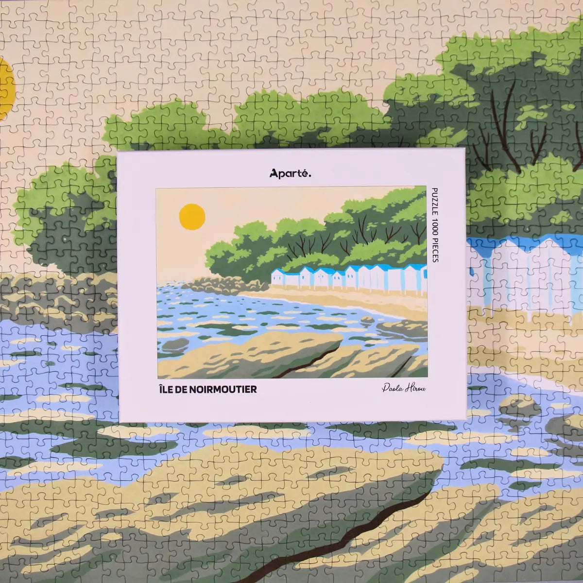 Puzzle 1000 pièces : île de Noirmoutier