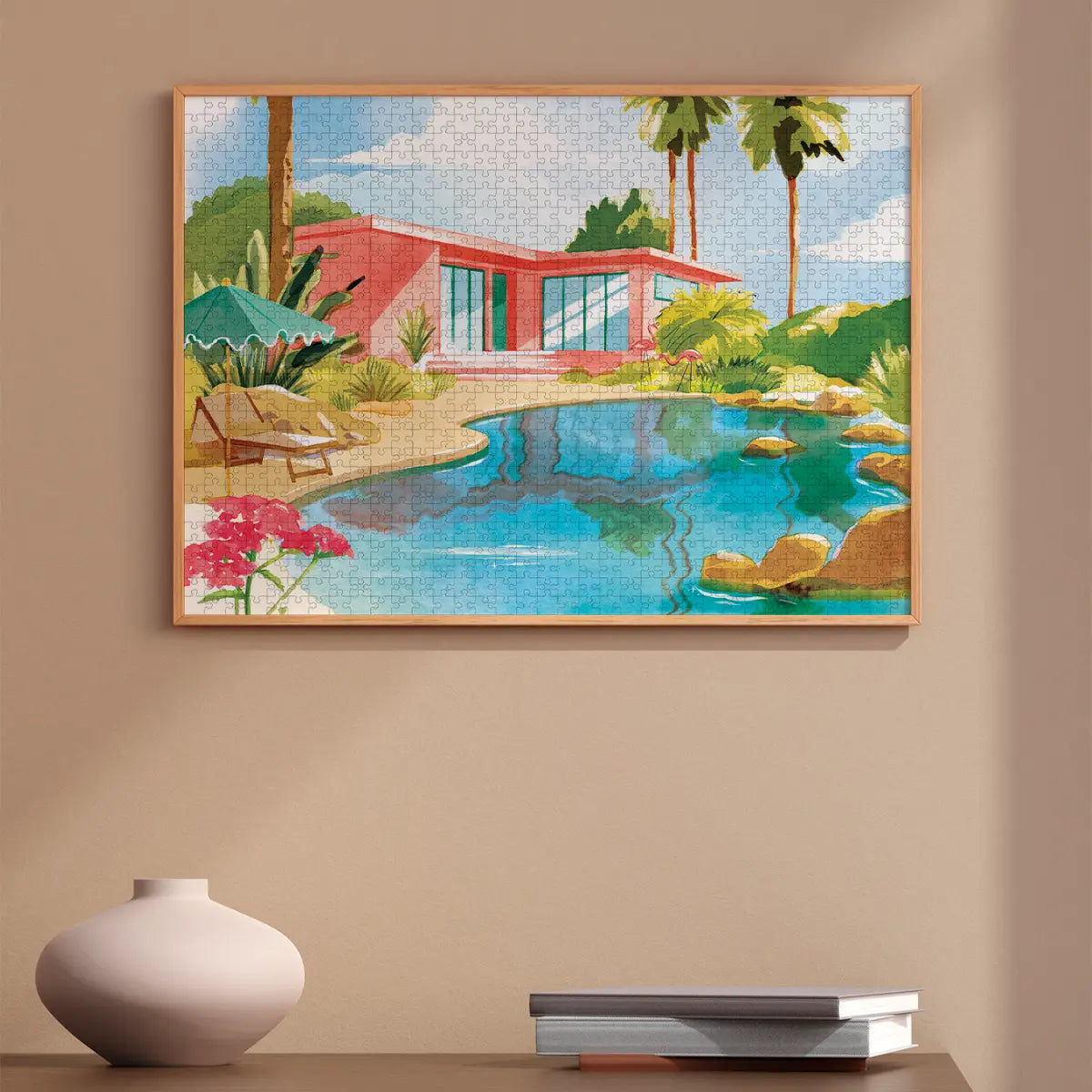 Puzzle 1000 pièces : The Palm Springs oasis