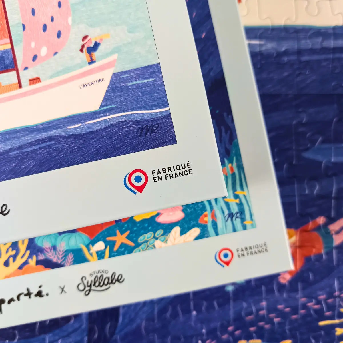 Pack 2 puzzles 200 pièces : l'Aventure Enchantée + Plongée Colorée