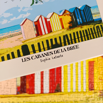 Puzzle 1000 pièces : Les Cabanes de la Brée
