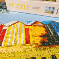 Puzzle 1000 pièces : Les Cabanes de la Brée