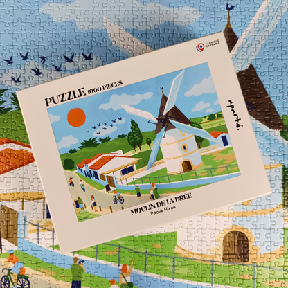 Puzzle 1000 pièces : Moulin de la Brée