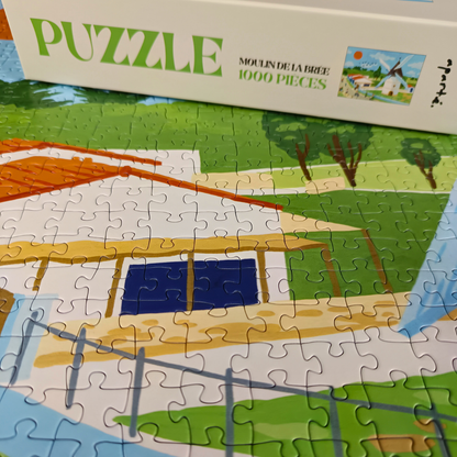 Puzzle 1000 pièces : Moulin de la Brée