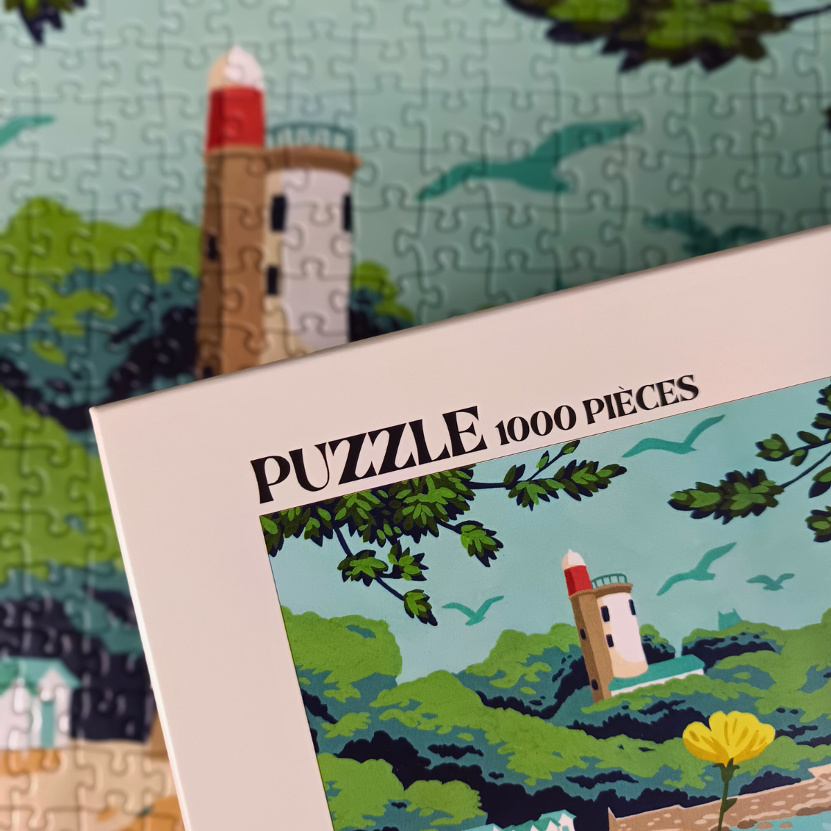 Puzzle 1000 pièces : Noirmoutier l'Anse Rouge