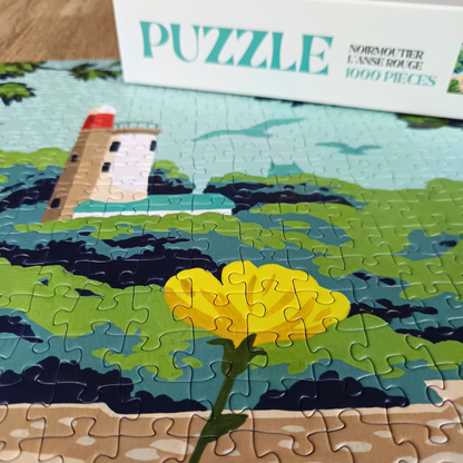 Puzzle 1000 pièces : Noirmoutier l'Anse Rouge