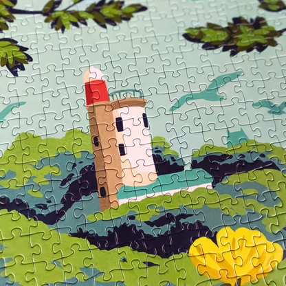 Puzzle 1000 pièces : Noirmoutier l'Anse Rouge