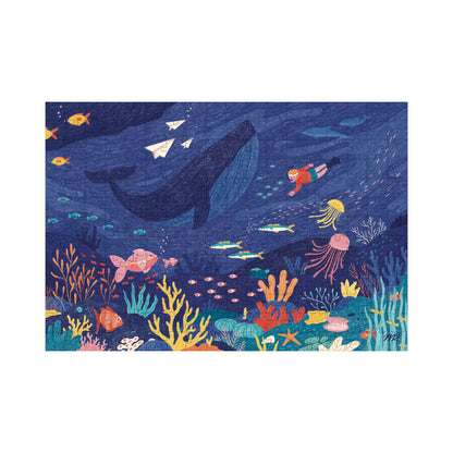Puzzle 200 pièces : Plongée Colorée