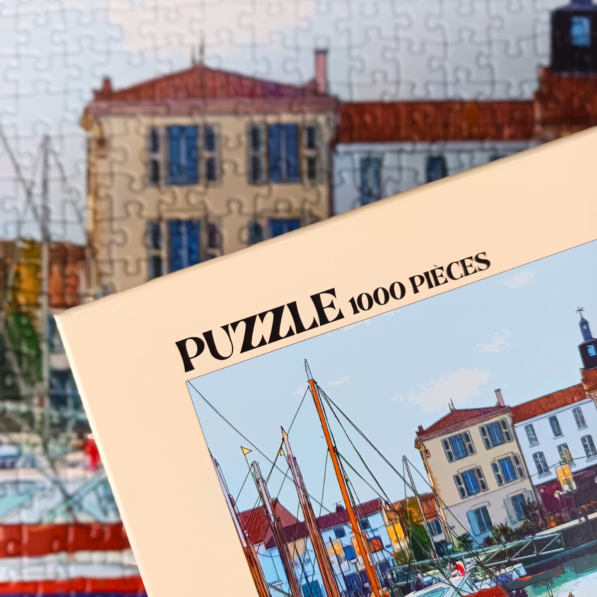 Puzzle 1000 pièces : Port de La Flotte