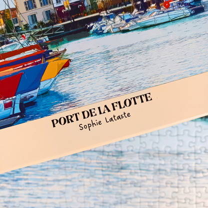 Puzzle 1000 pièces : Port de La Flotte