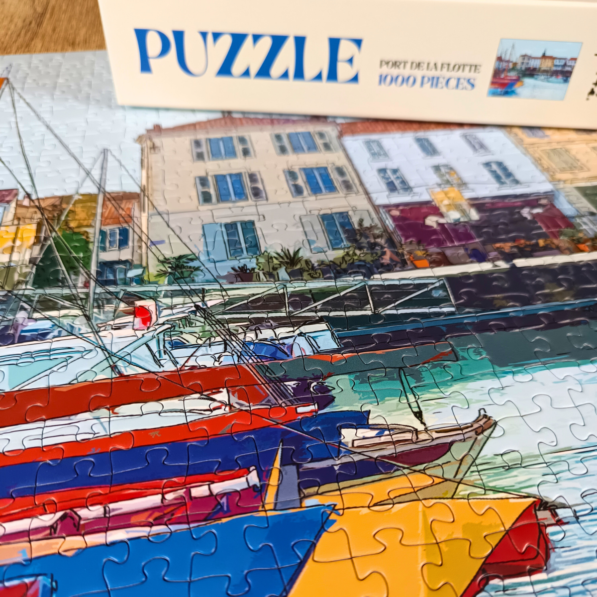 Puzzle 1000 pièces : Port de La Flotte