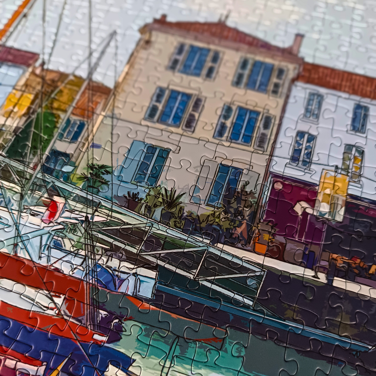 Puzzle 1000 pièces : Port de La Flotte