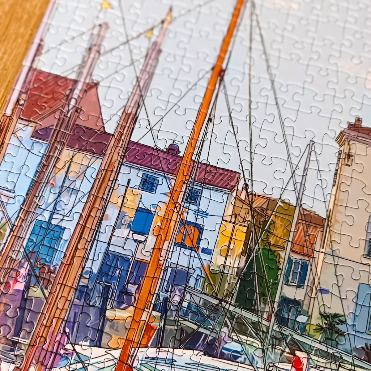 Puzzle 1000 pièces : Port de La Flotte