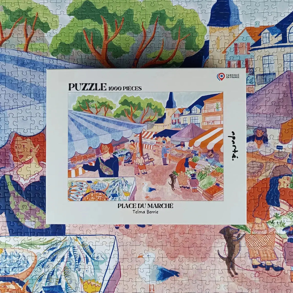 Puzzle 1000 pièces : Place du Marché Aparté.