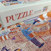 Puzzle 1000 pièces : Place du Marché Aparté.