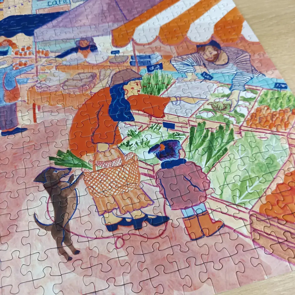 Puzzle 1000 pièces : Place du Marché Aparté.
