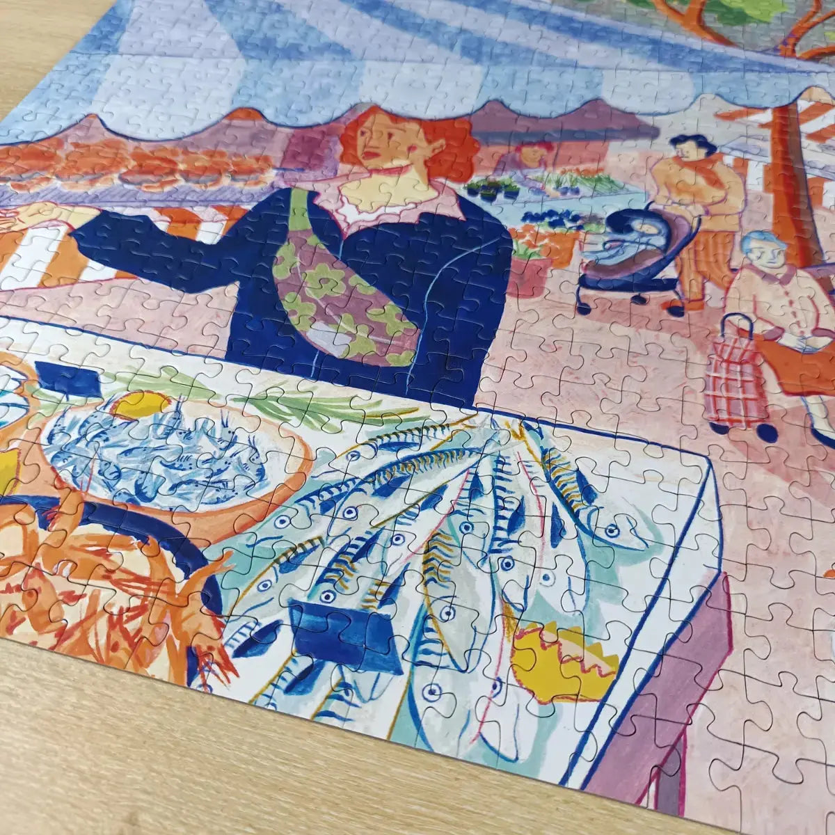 Puzzle 1000 pièces : Place du Marché Aparté.
