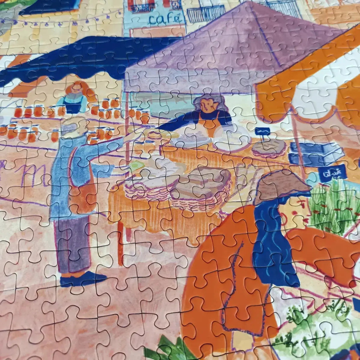 Puzzle 1000 pièces : Place du Marché Aparté.