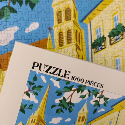 Puzzle 1000 pièces : La Cathédrale d'Autun