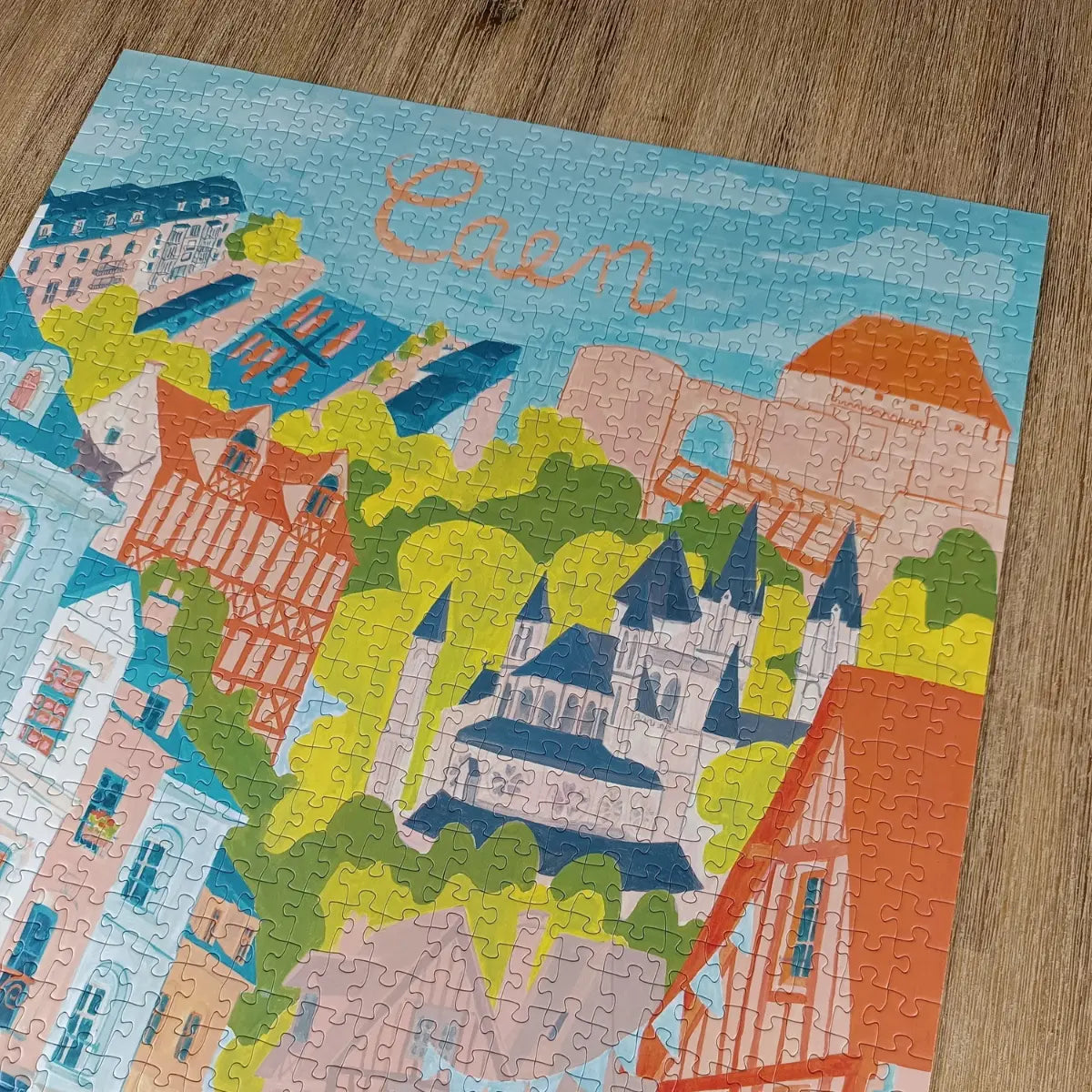 Puzzle 1000 pièces : Balade à Caen