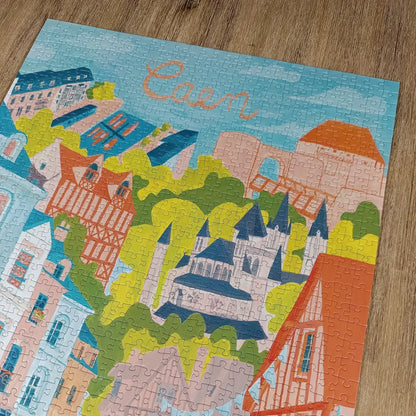 Puzzle 1000 pièces : Balade à Caen