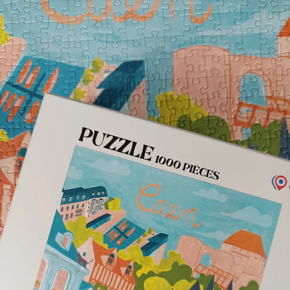 Puzzle 1000 pièces : Balade à Caen