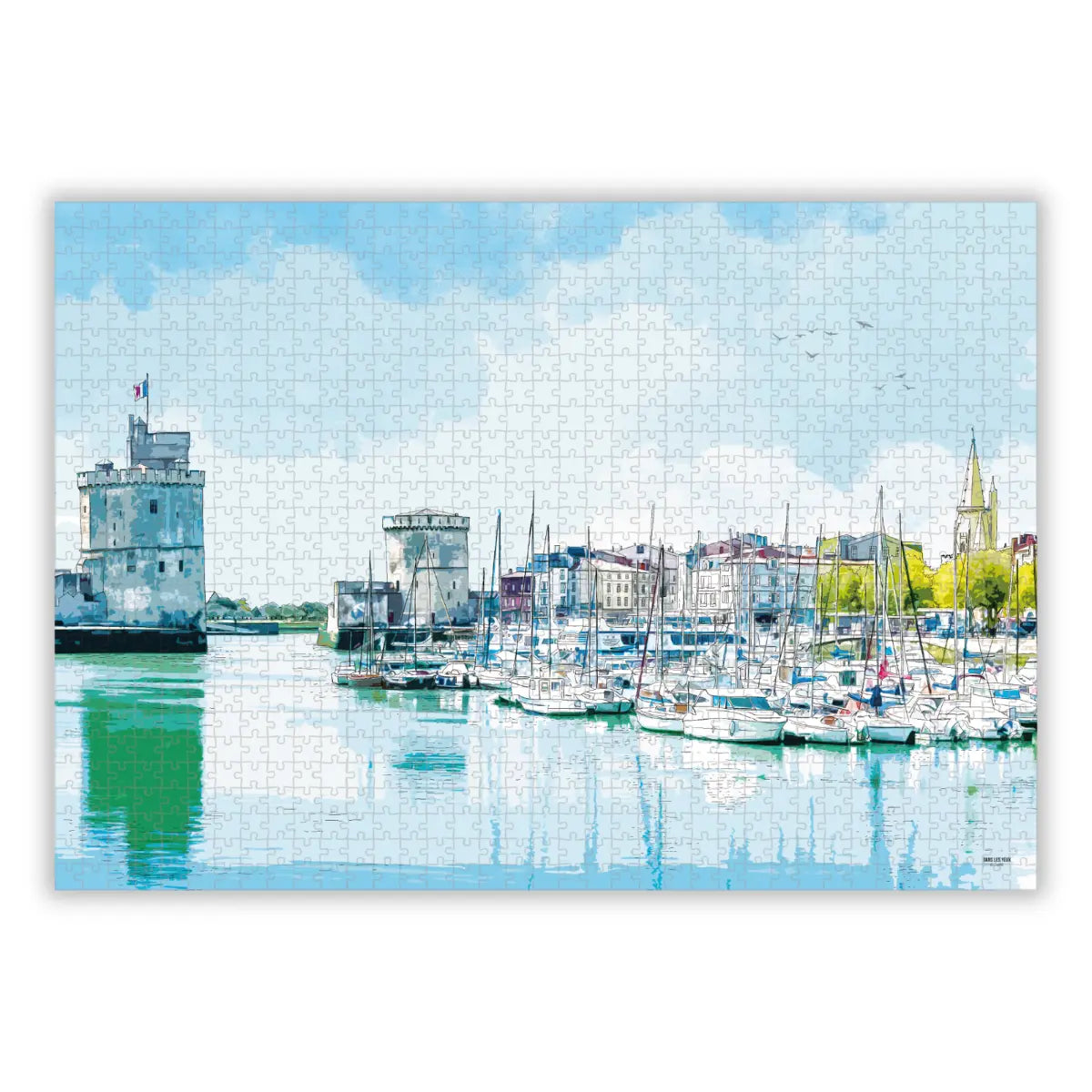 Puzzle 1000 pièces : La Rochelle - Vieux port
