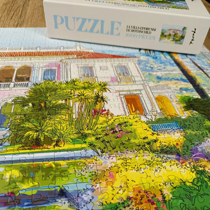 Puzzle 1000 pièces : La Villa Ephrussi De Rothschild