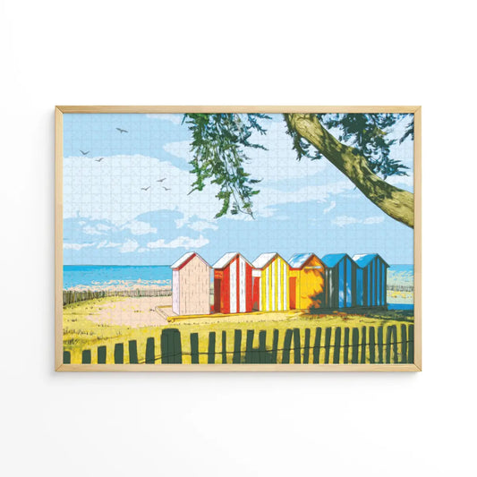 Puzzle 1000 pièces : Les Cabanes de la Brée