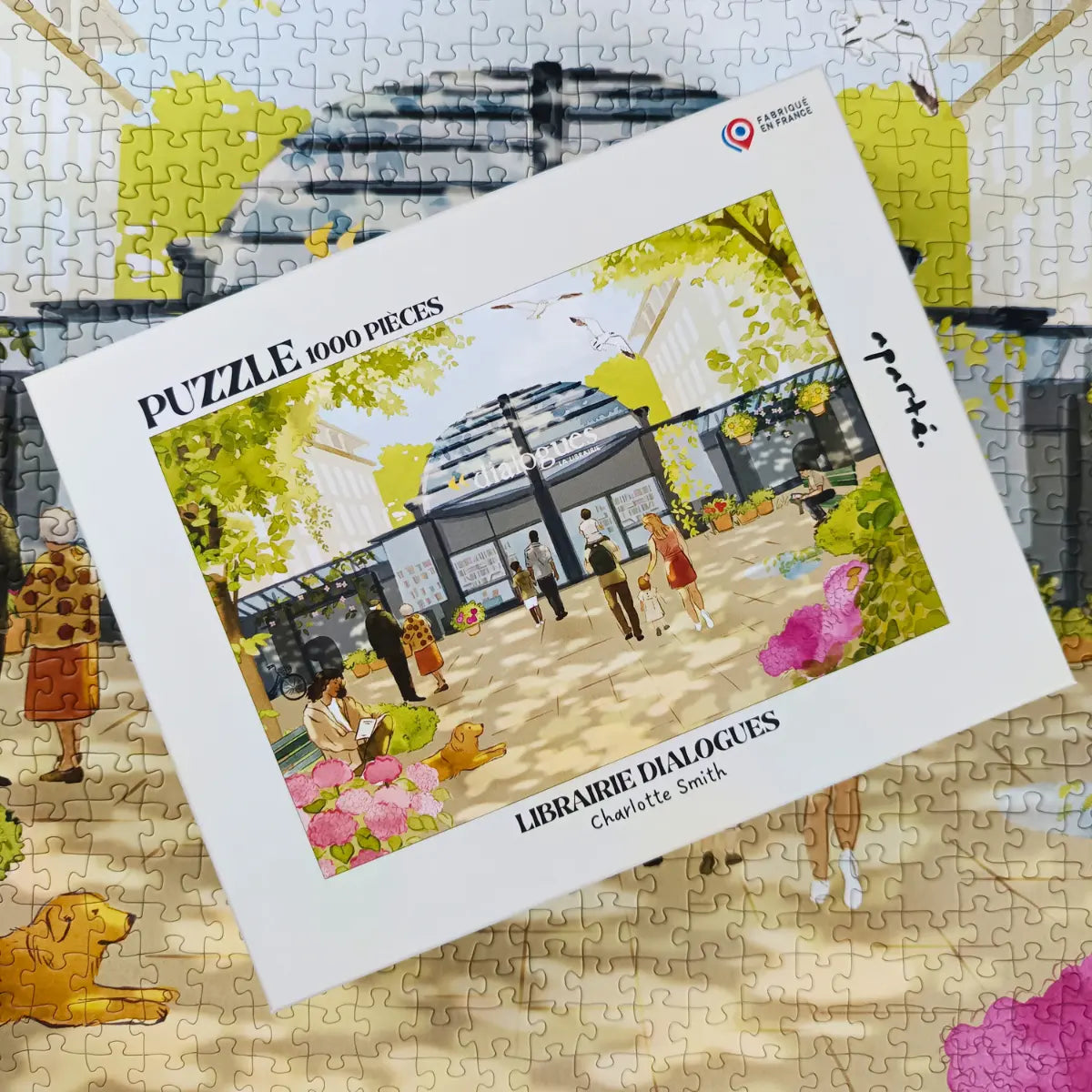 Puzzle 1000 pièces : Librairie Dialogues