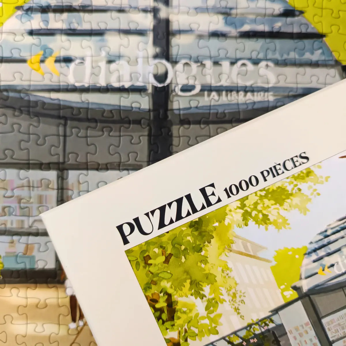 Puzzle 1000 pièces : Librairie Dialogues