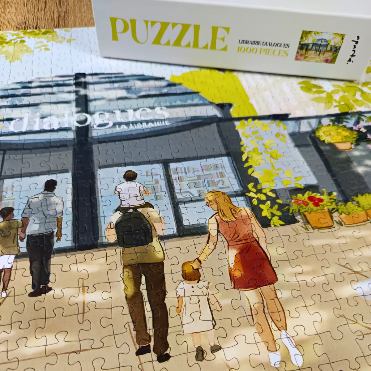 Puzzle 1000 pièces : Librairie Dialogues