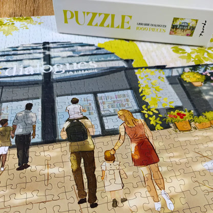 Puzzle 1000 pièces : Librairie Dialogues