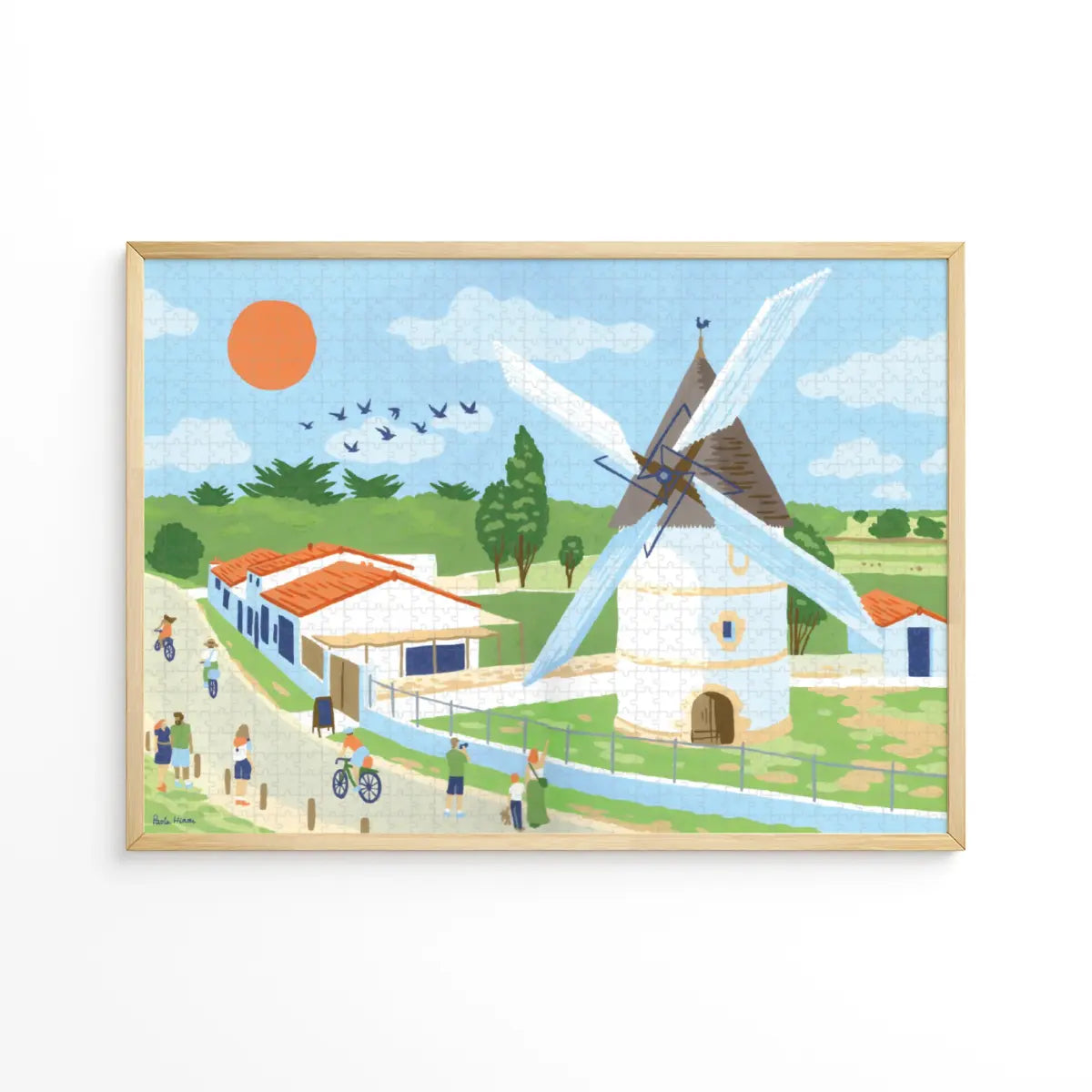 Puzzle 1000 pièces : Moulin de la Brée