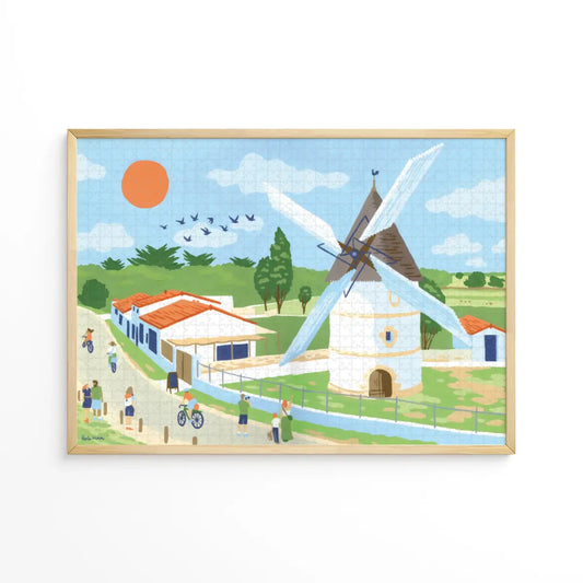 Puzzle 1000 pièces : Moulin de la Brée