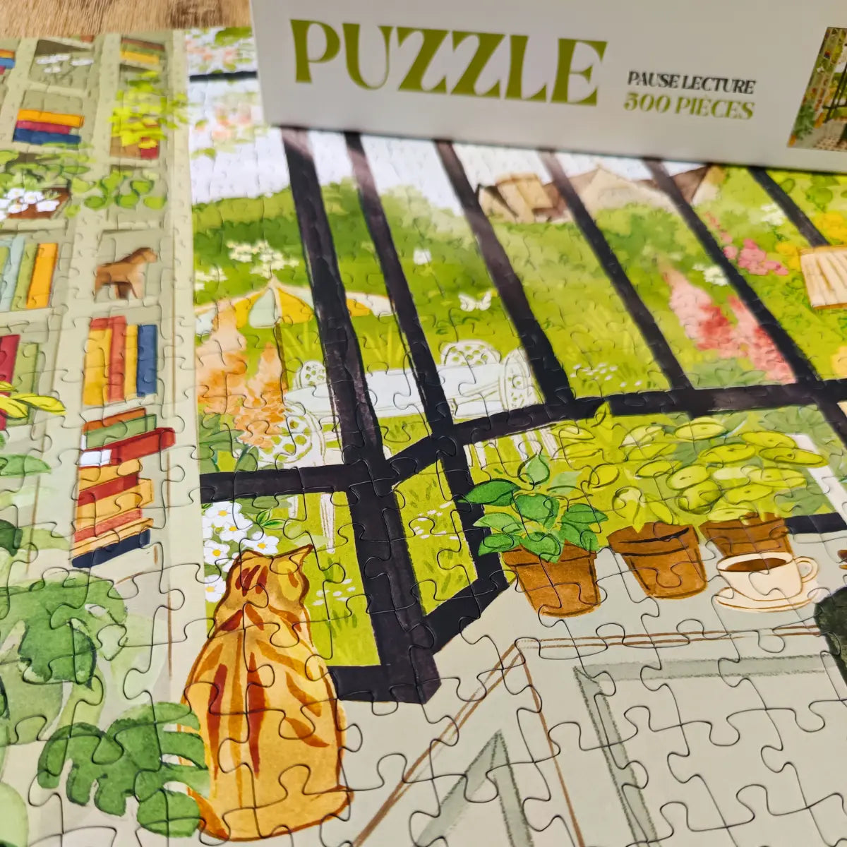 Puzzle 500 pièces : Pause lecture