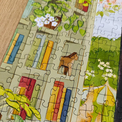 Puzzle 500 pièces : Pause lecture