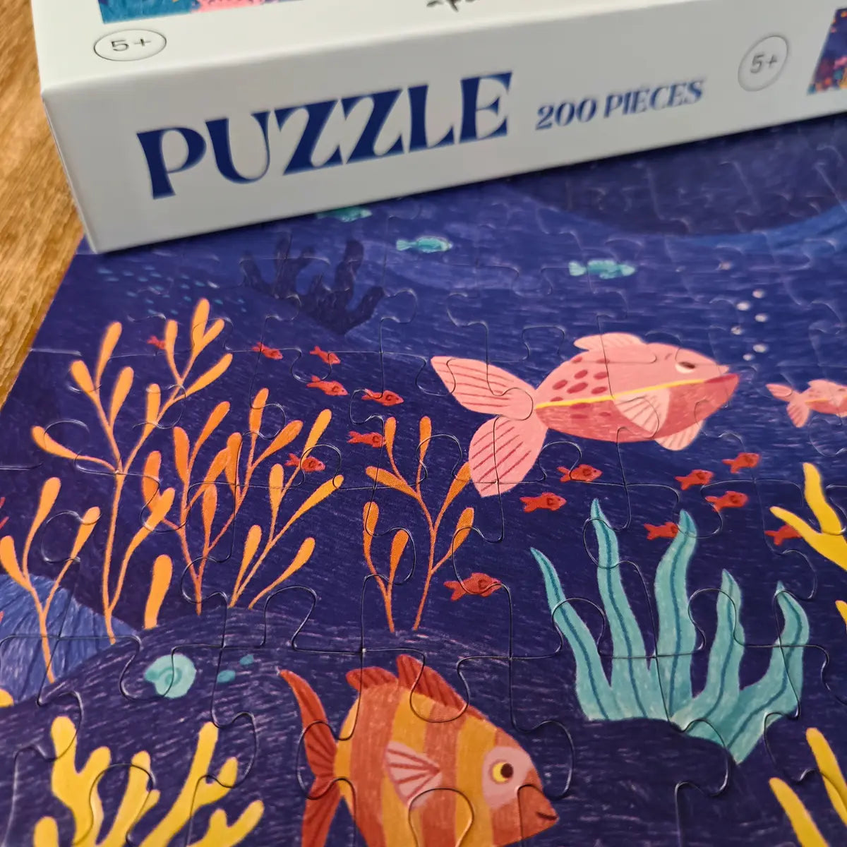 Puzzle 200 pièces : Plongée Colorée