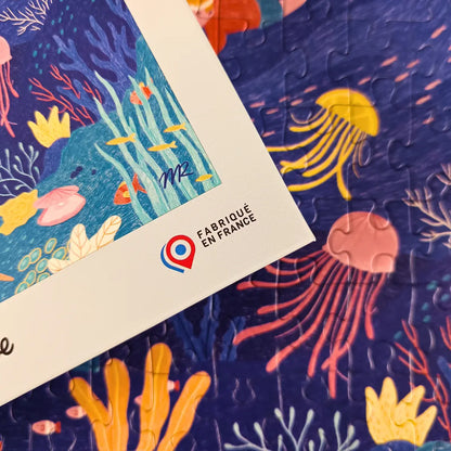 Puzzle 200 pièces : Plongée Colorée