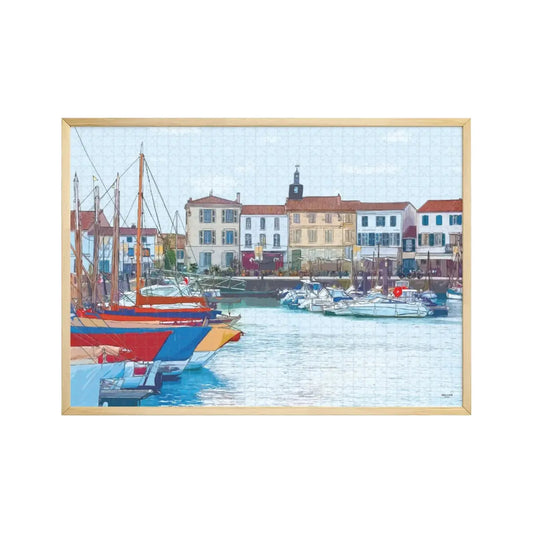 Puzzle 1000 pièces : Port de La Flotte