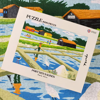 Puzzle 1000 pièces : Port des Salines