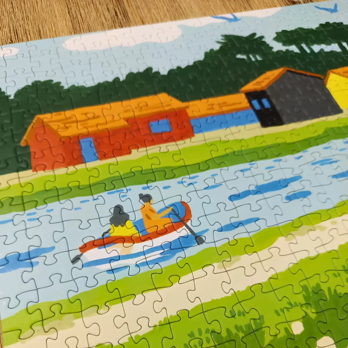 Puzzle 1000 pièces : Port des Salines