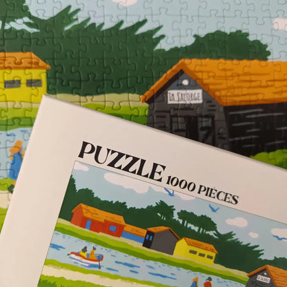 Puzzle 1000 pièces : Port des Salines