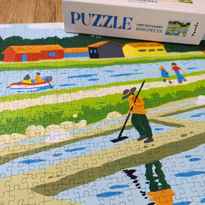 Puzzle 1000 pièces : Port des Salines
