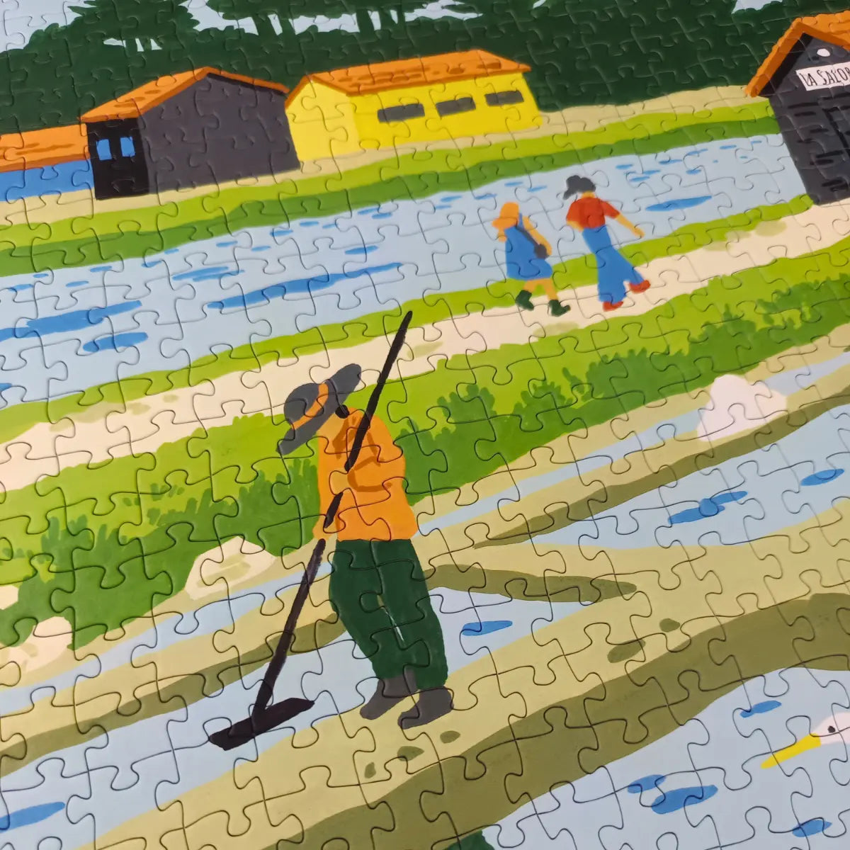 Puzzle 1000 pièces : Port des Salines