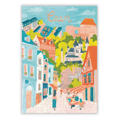 Puzzle 1000 pièces : Balade à Caen