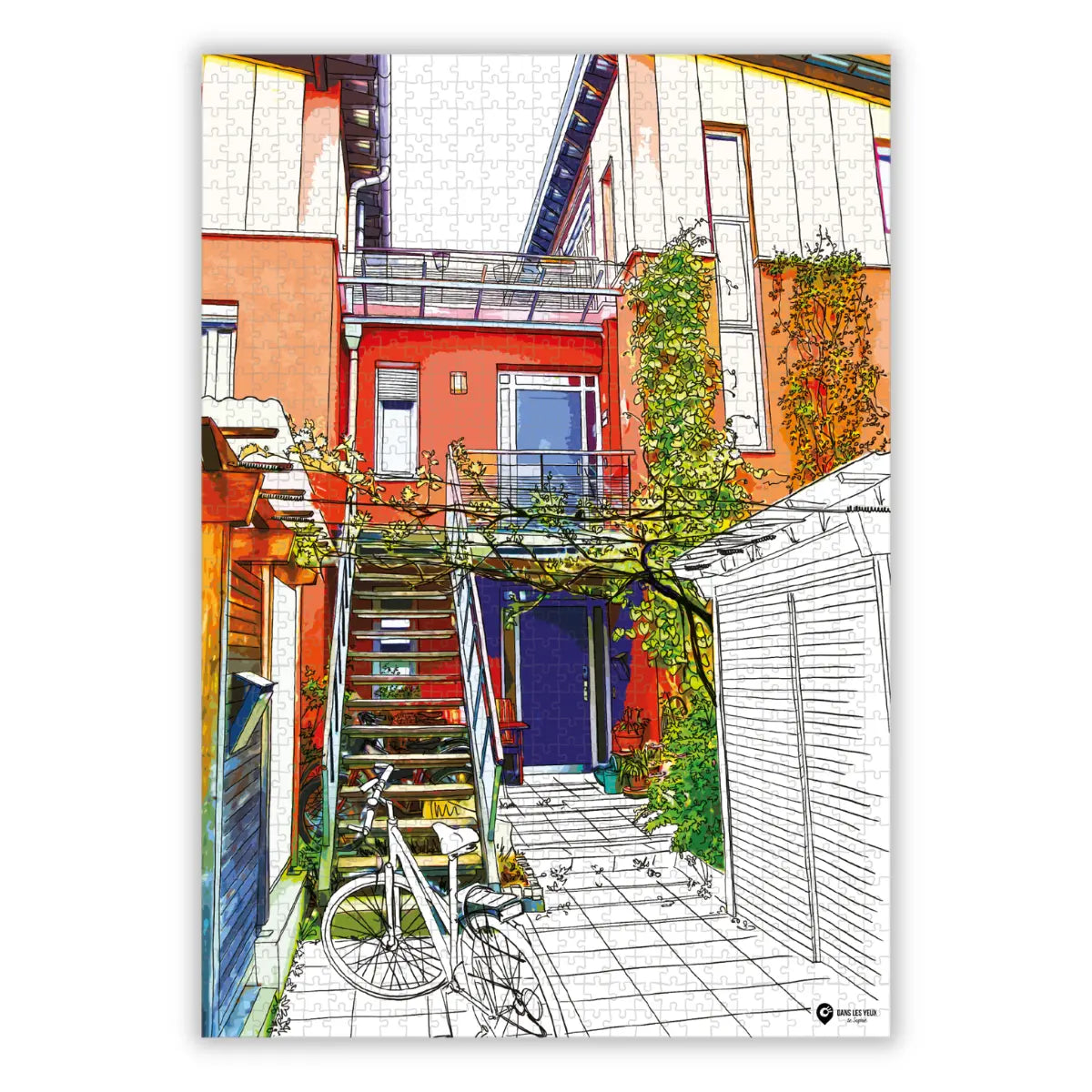 Puzzle 1000 pièces : Balade à Munich