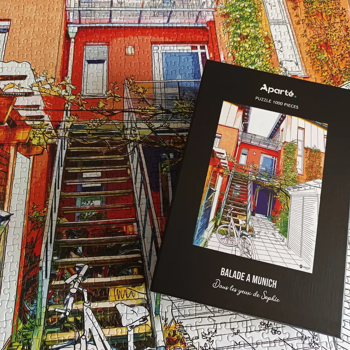 Puzzle 1000 pièces : Balade à Munich