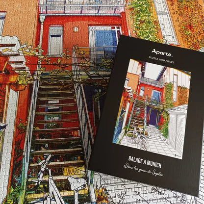 Puzzle 1000 pièces : Balade à Munich