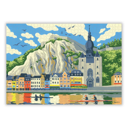 Puzzle 1000 pièces : Dinant, au fil de Meuse