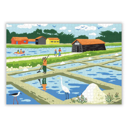 Puzzle 1000 pièces : Port des Salines